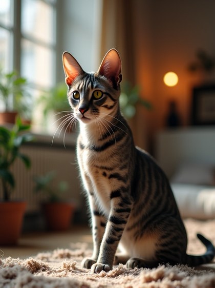 Bleistifte-Egyptian-Mau-Katzenblog