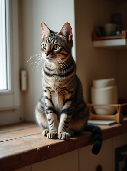 Bleistifte-Egyptian-Mau-Katzenblog